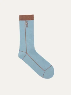 Blue With Stripe Socks|HOFF Clearance