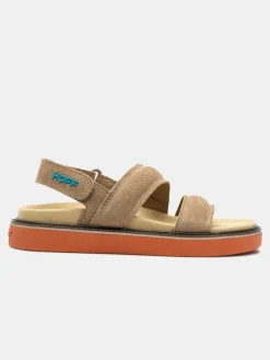 Sandal Leather Road Camel|HOFF