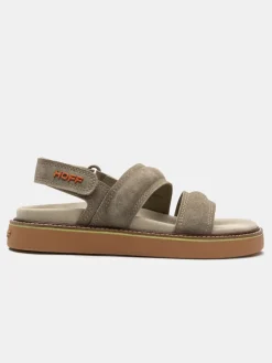 Sandal Leather Road Road Khaki|HOFF Clearance